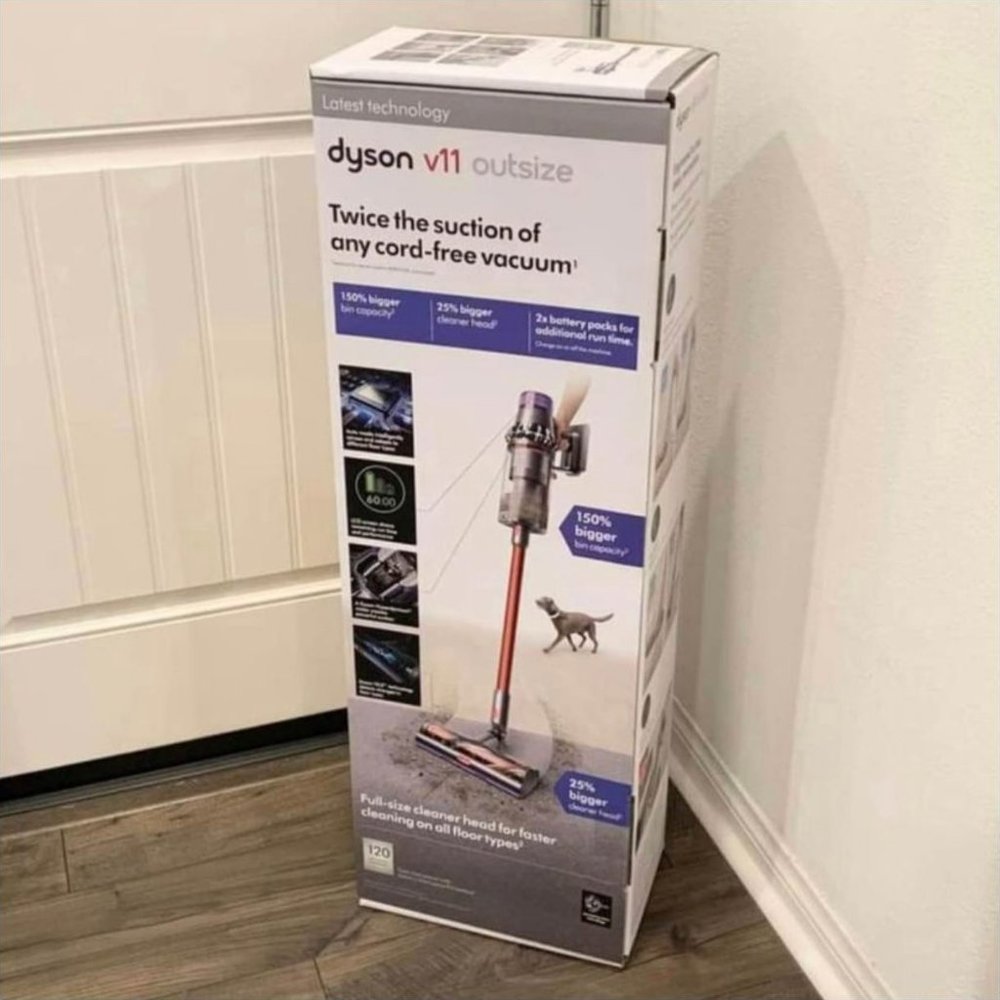 Dyson Cyclone V11 Outsize Cordless Stick Vacuum Cleaner Red v7 v8 v10